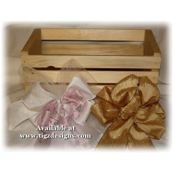 "Custom" Handmade Magazine Rack Style Gift Basket Starter - Large